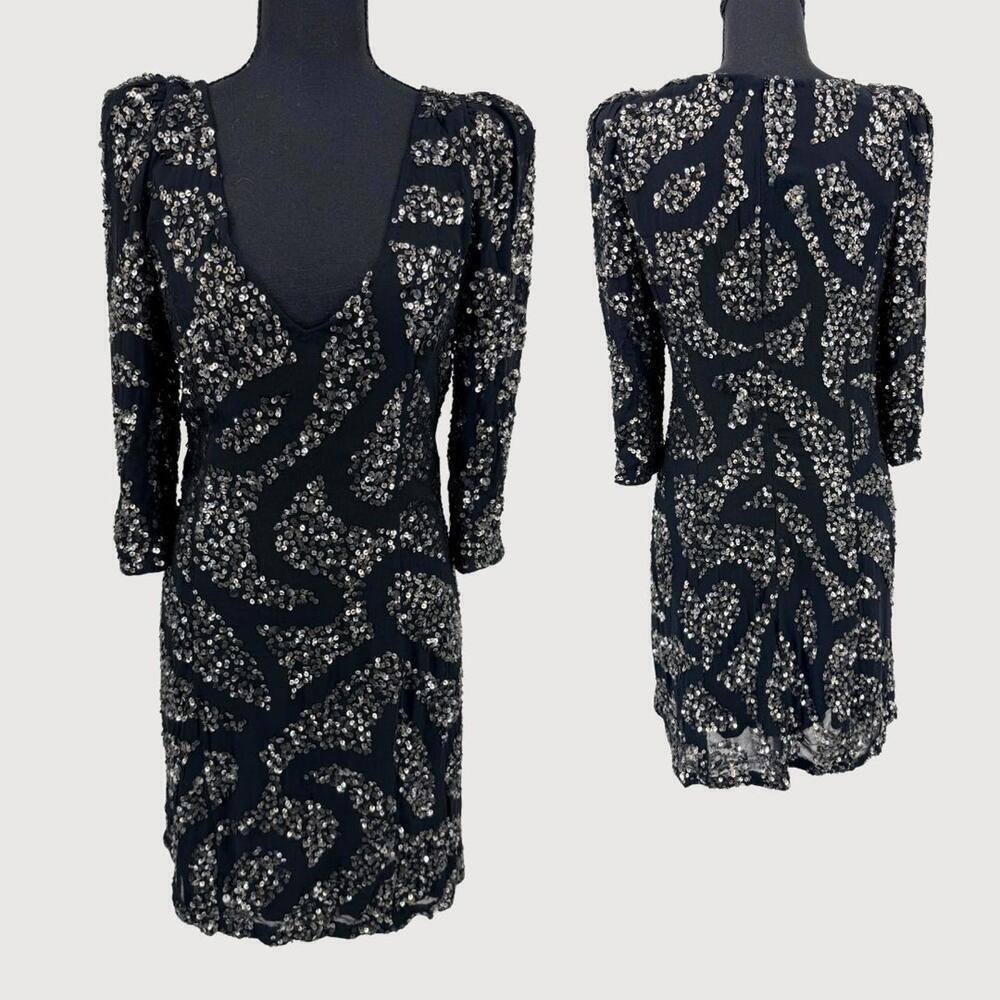 Antik Batik Sequin Lisa Dress Anthropologie S